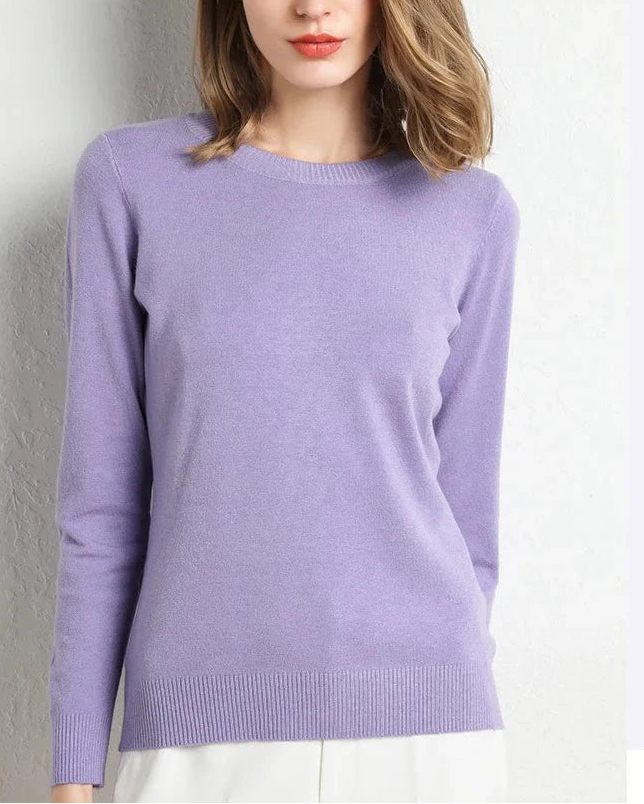 Le Clair™ | Pull confort en laine essentiel