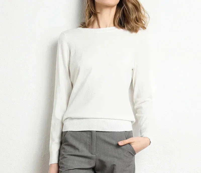 Le Clair™ | Pull confort en laine essentiel